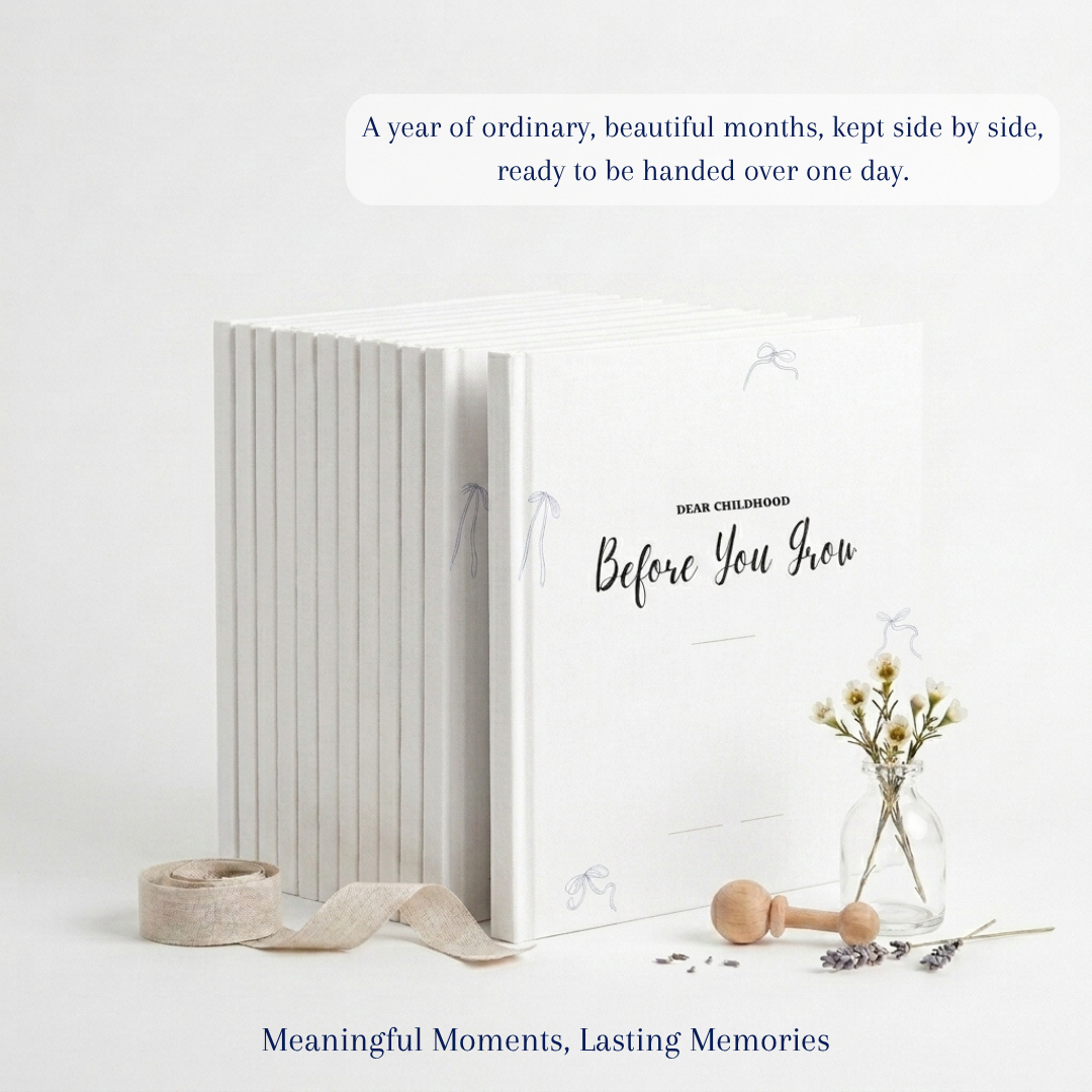 Before You Grow Memory Journals - Pure White