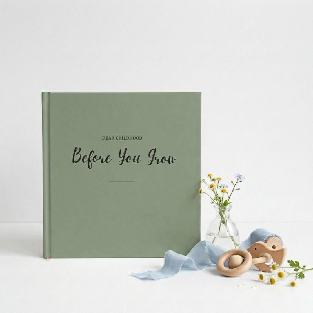 Before You Grow Memory Journals - Olive Green