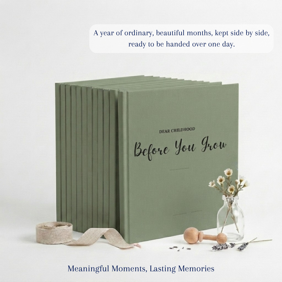 Before You Grow Memory Journals - Olive Green