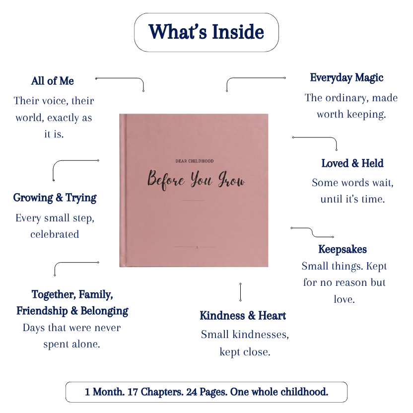 Before You Grow Memory Journals - Dusty Pink
