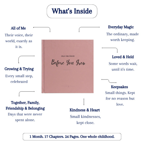 Before You Grow Memory Journals - Dusty Pink
