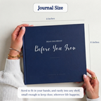 Before You Grow Memory Journals - Navy Blue
