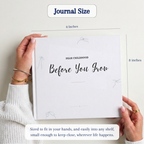 Before You Grow Memory Journals - Pure White